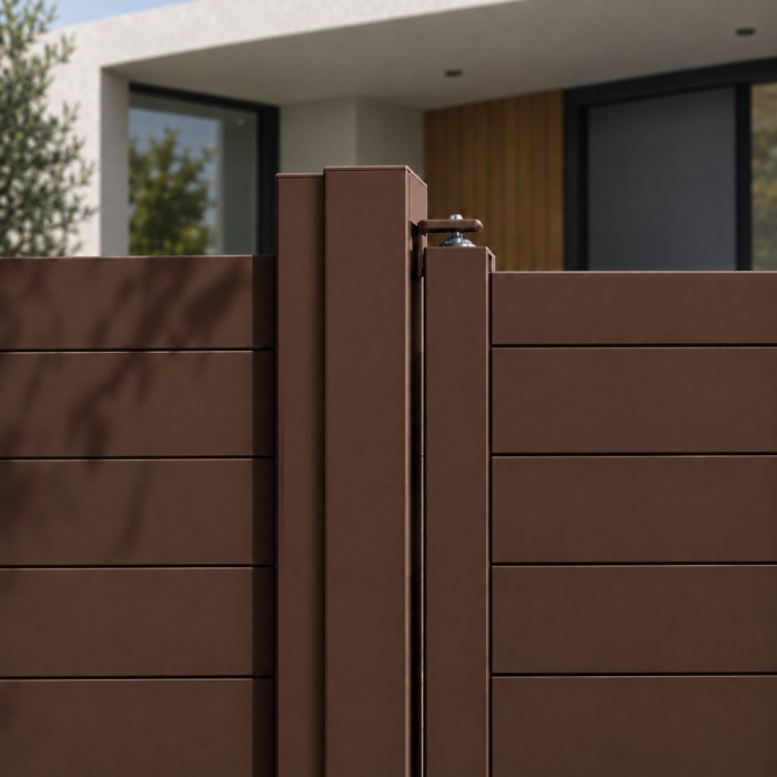 Poste para puerta abatible Big Garden