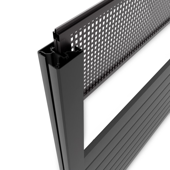 Celosía de aluminio para valla Big Garden