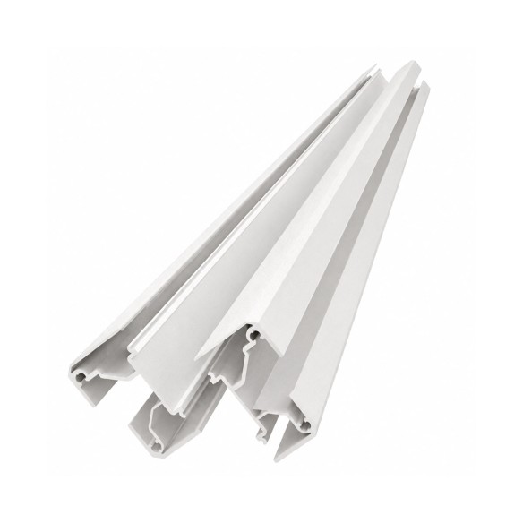 Medio poste de aluminio para valla Big Garden