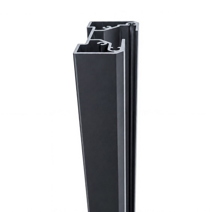 Medio poste de aluminio para valla Big Garden