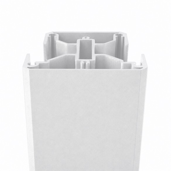 Poste de aluminio para valla Big Garden