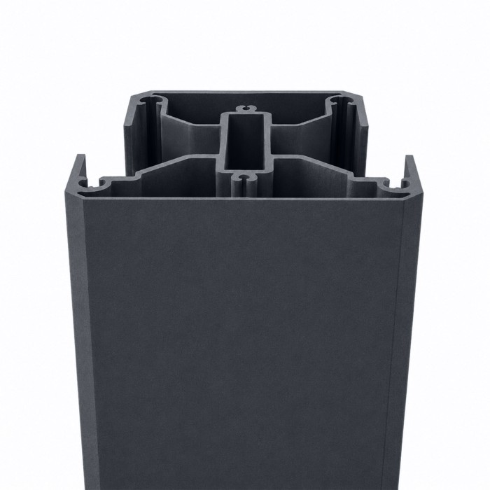 Poste de aluminio para valla Big Garden