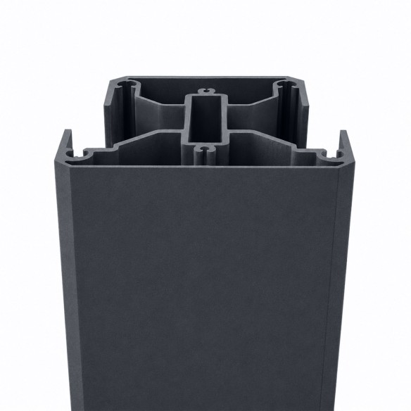 Poste de aluminio para valla Big Garden