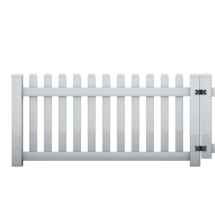 Valla PVC blanca Big Garden