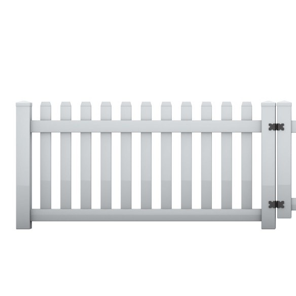 Valla PVC blanca Big Garden