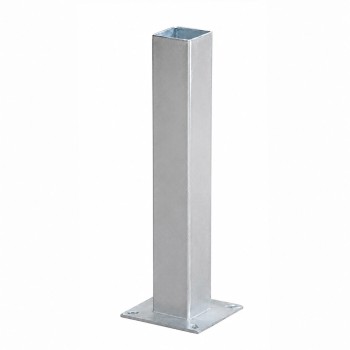 Soporte metálico para poste composite WPC Coffee Big Garden