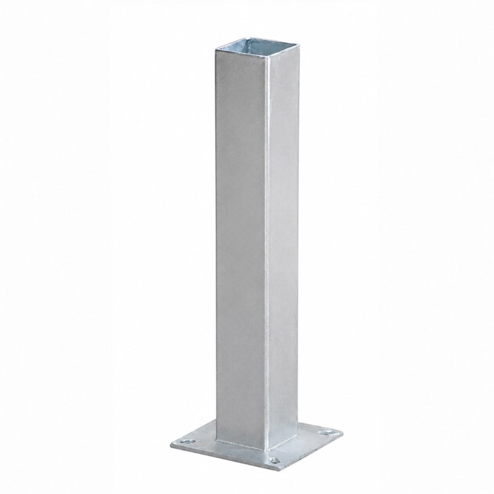 Soporte metálico para poste composite WPC Coffee Big Garden