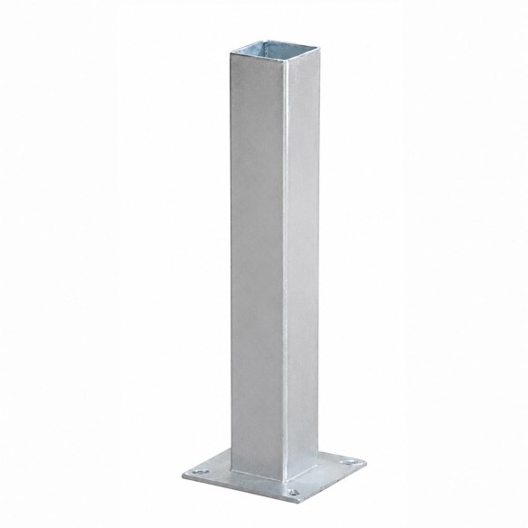 Soporte metálico para poste composite WPC Coffee Big Garden