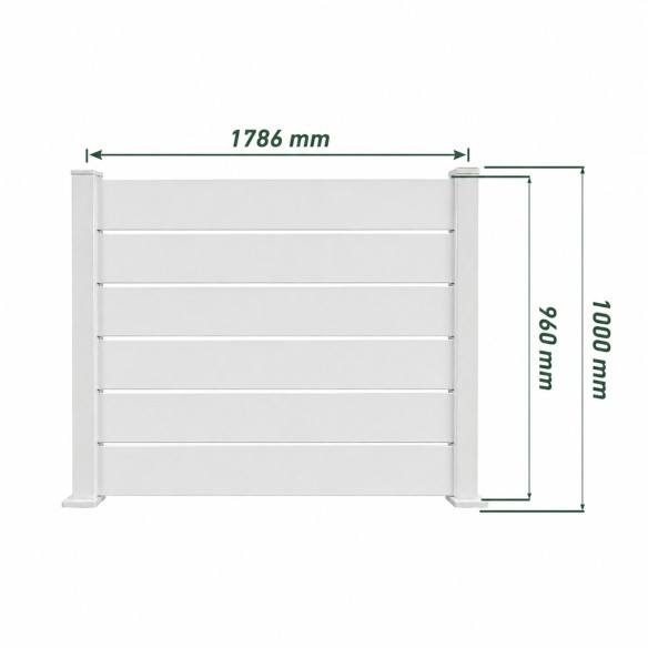 Lama de aluminio lisa - Pack de 6 unidades Big Garden