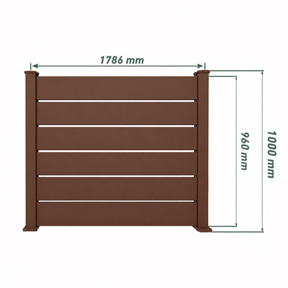 Lama de aluminio lisa - Pack de 6 unidades Big Garden