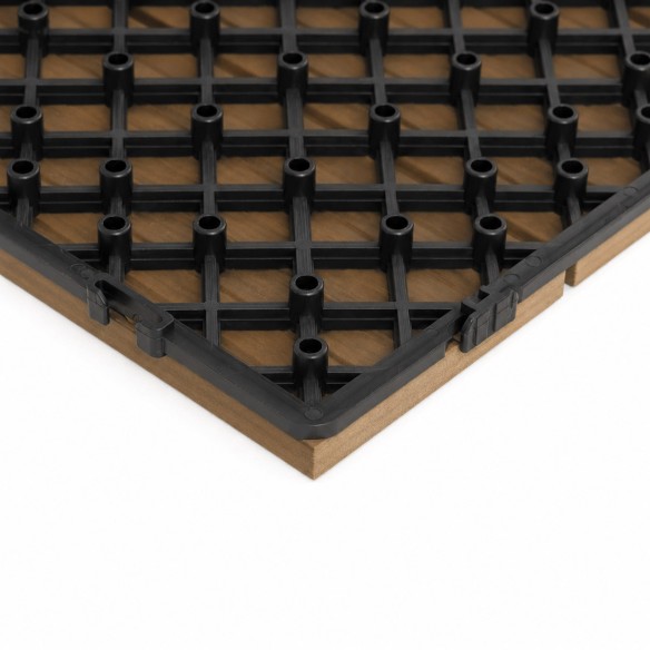 Baldosa de composite encapsulada 50 × 50 cm | Baldosa composite encapsulada exterior Big Garden