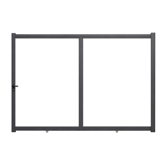 Kit de puerta corredera Big Garden